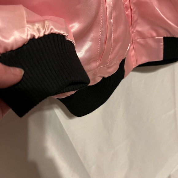 SOLD L Rockabilly 50s style Be Bop Do Wop Pink Sweeties Costume jacket - Picture 5 of 8